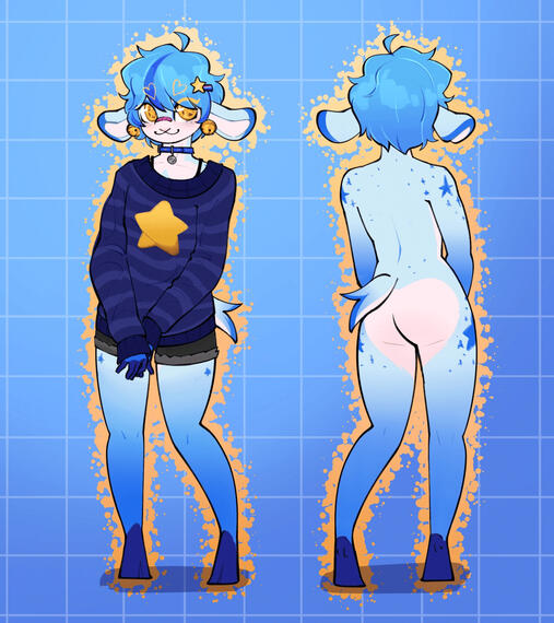 Momoko Goat Blue