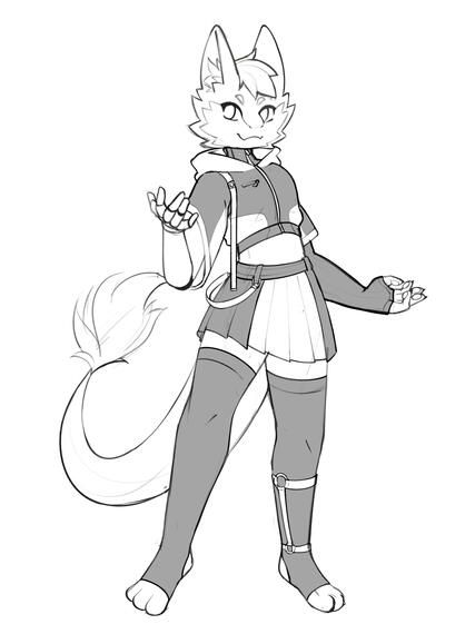 Outfit Concept Cyber Set Fem