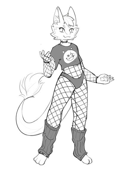 Outfit Concept Fishnetted